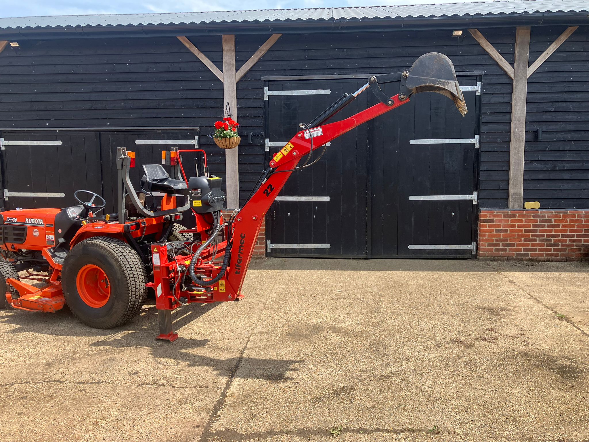 Tractor Rear Digger Other – Tifermec 22 TX tractor mounted backhoe digger excavator ...